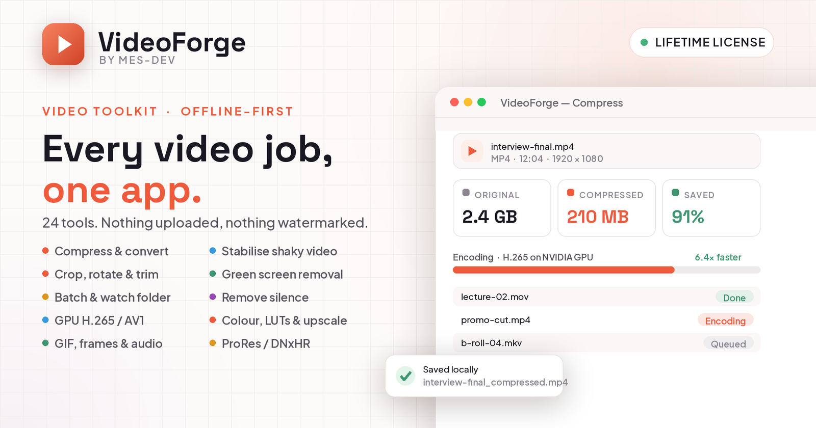 VideoForge screenshot