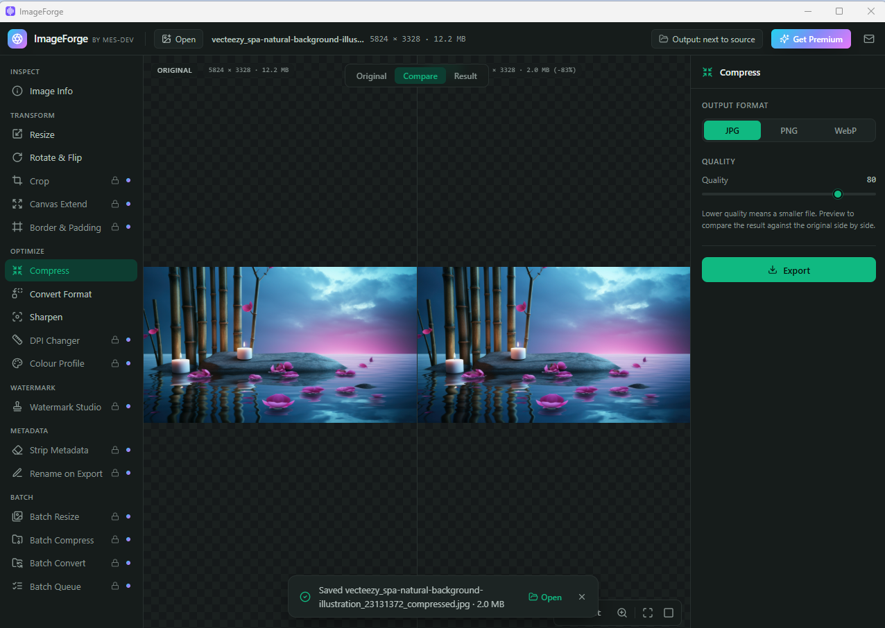 Image Forge screenshot 2