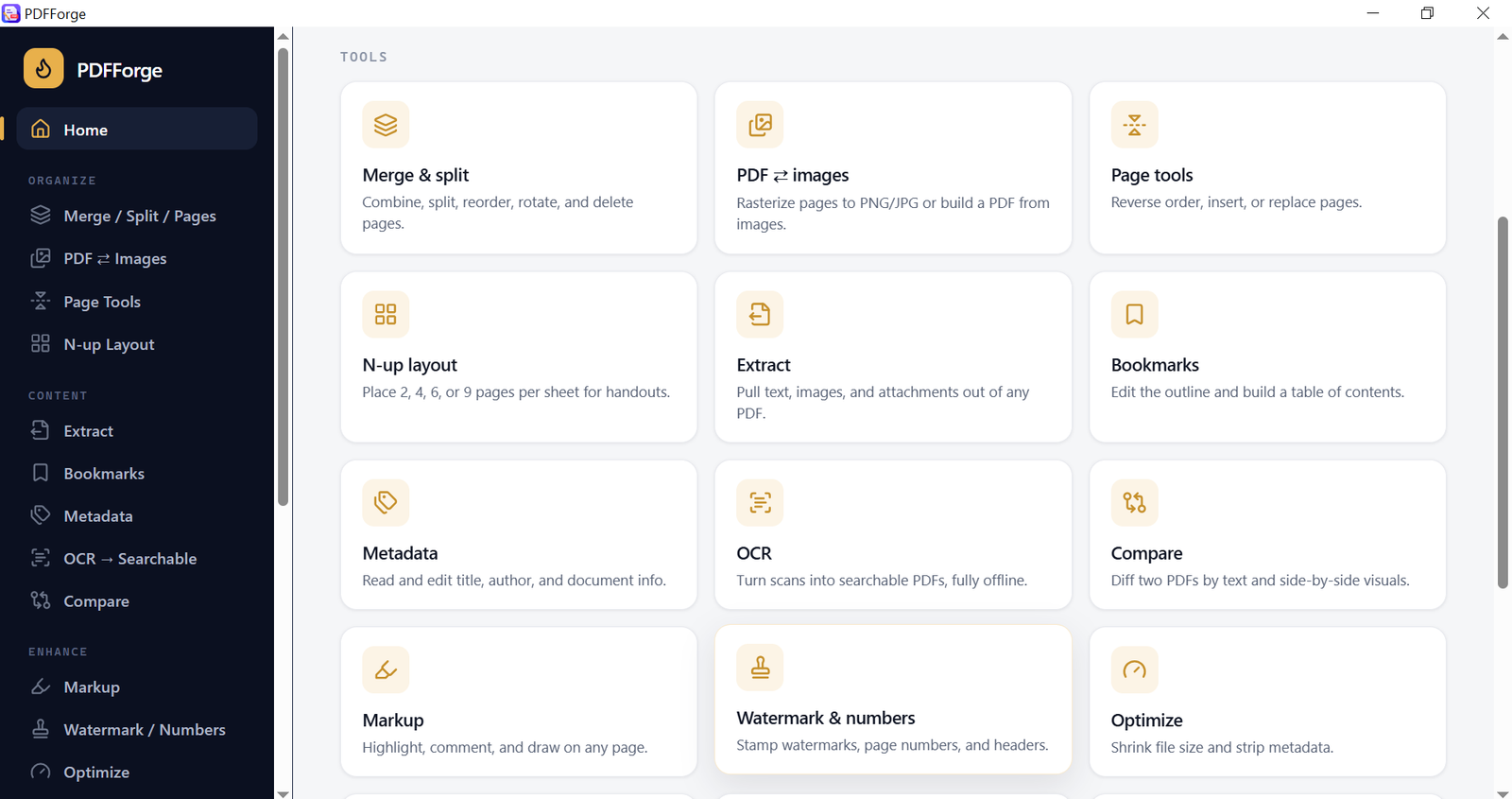 PdfForge — Offline PDF Toolkit screenshot 2