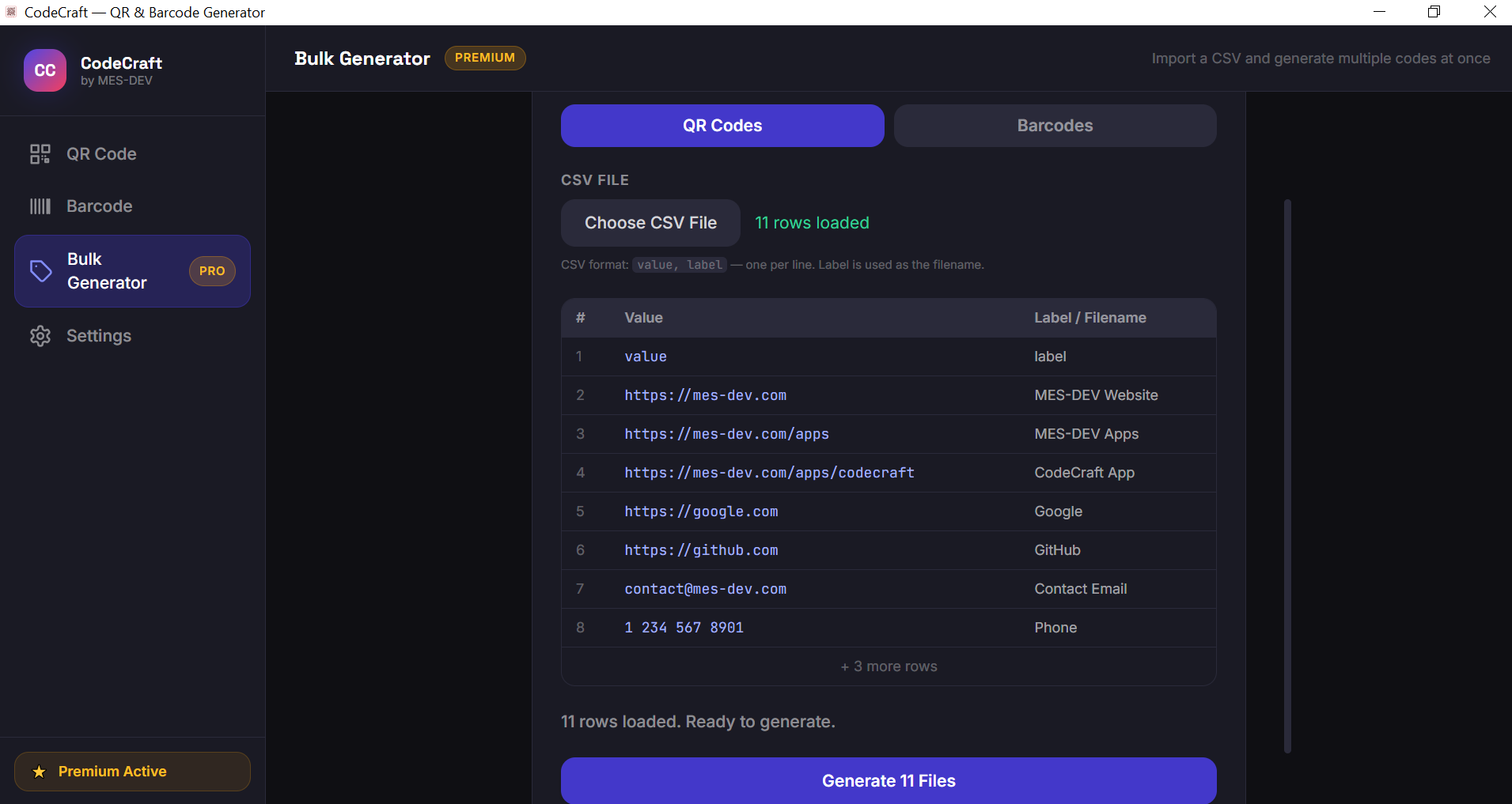 CodeCraft screenshot