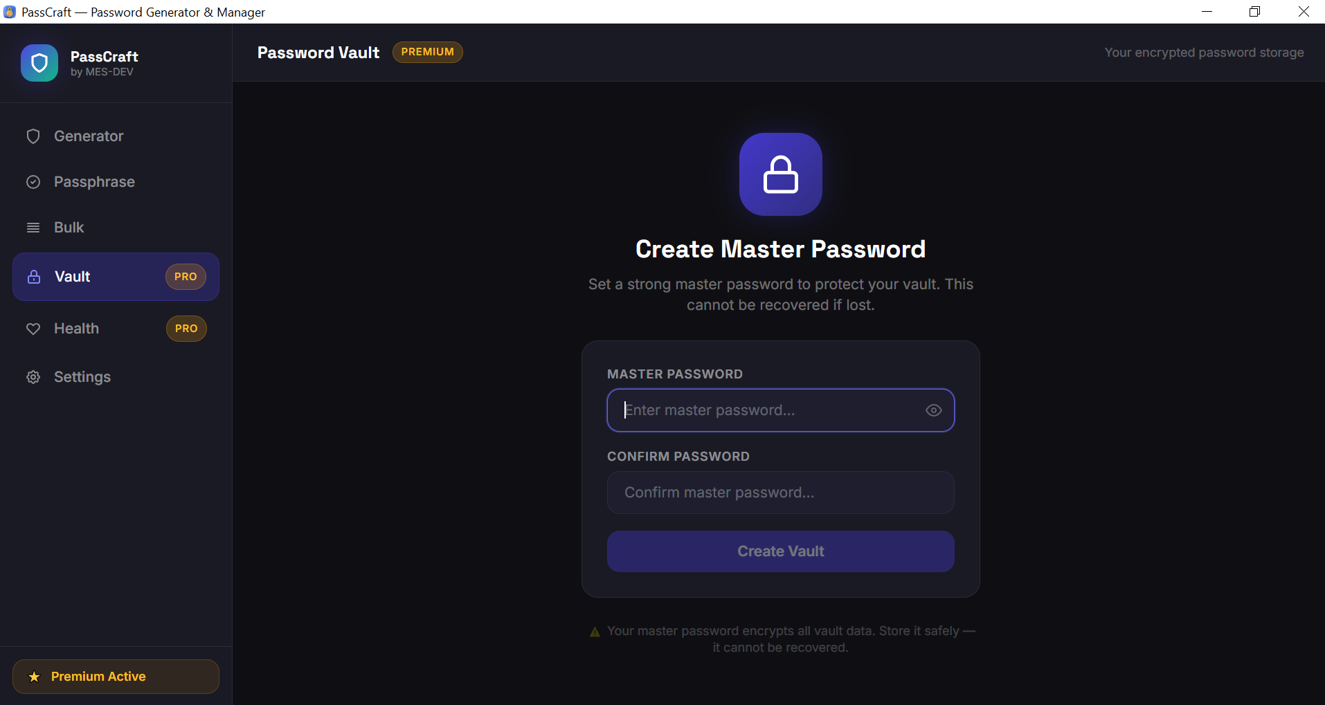 PassCraft screenshot