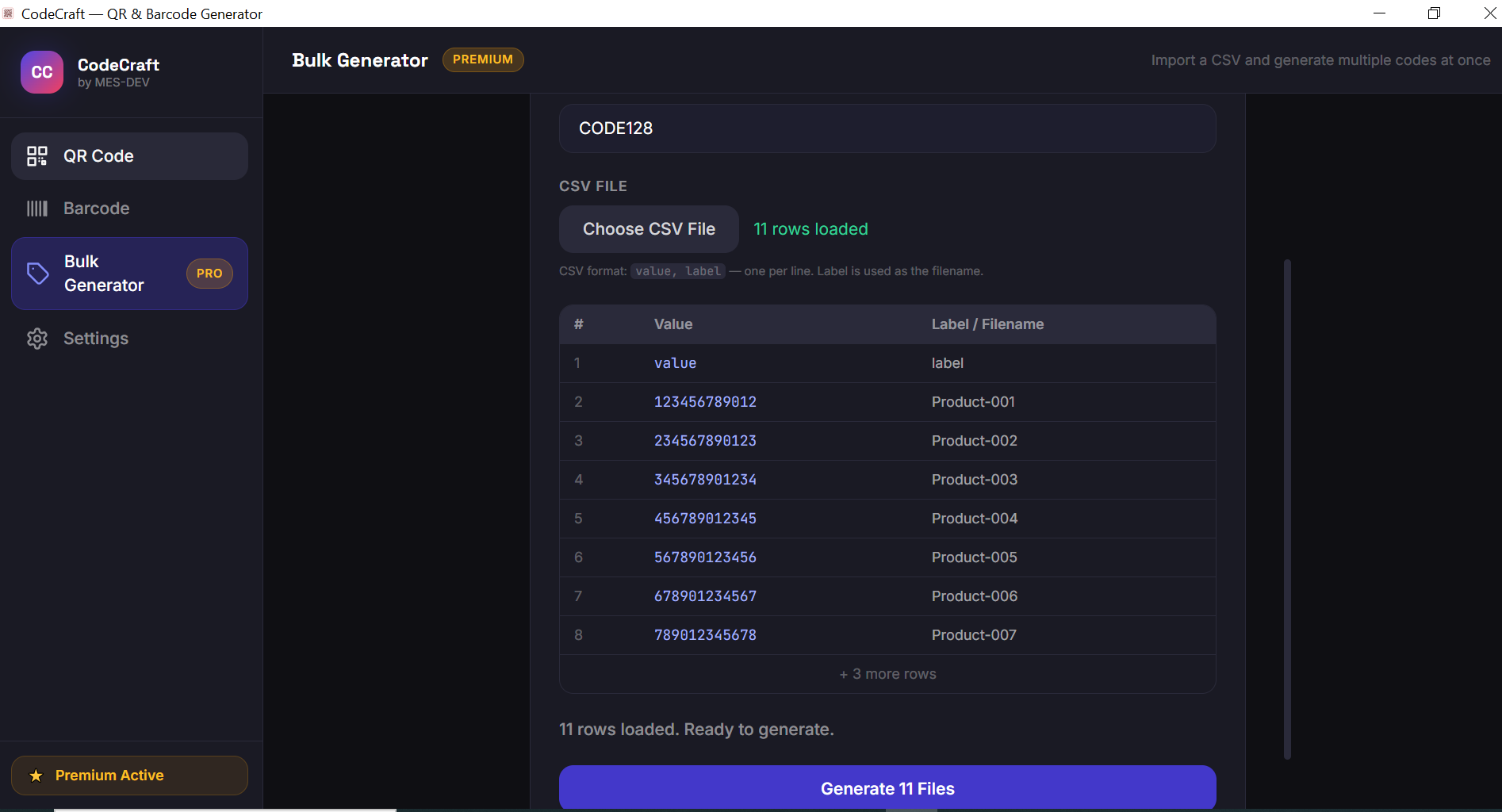 CodeCraft screenshot