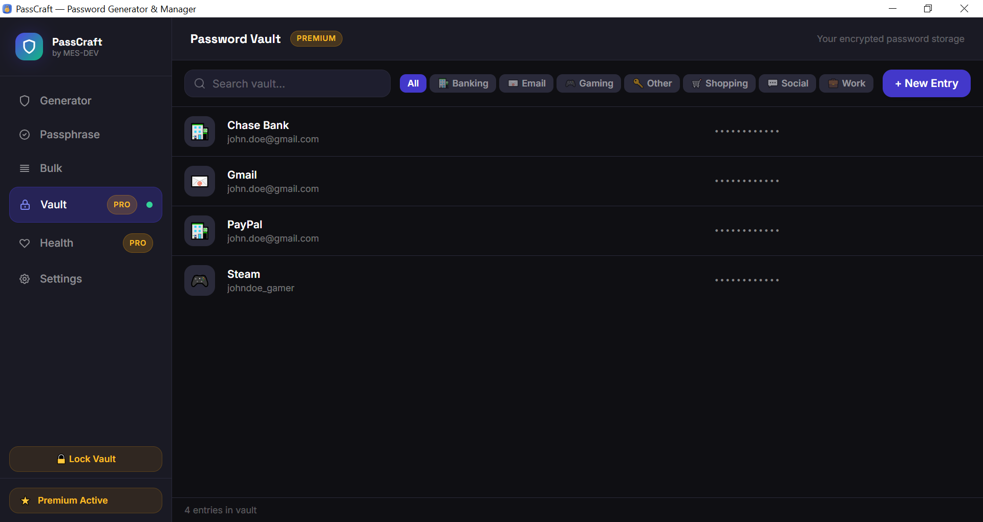 PassCraft screenshot