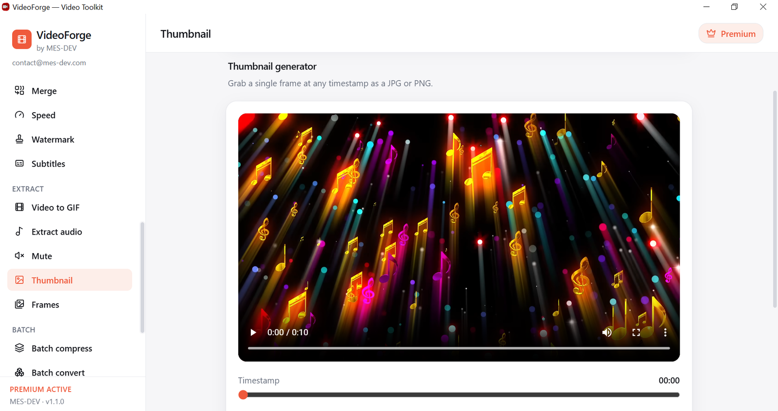 VideoForge screenshot