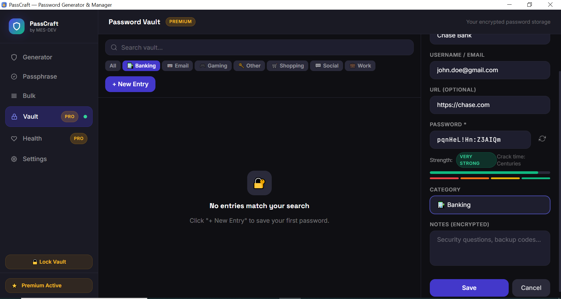 PassCraft screenshot