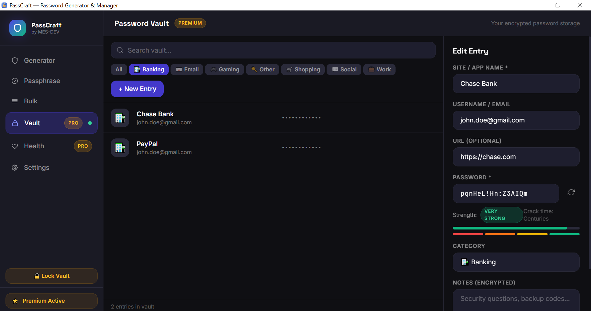 PassCraft screenshot
