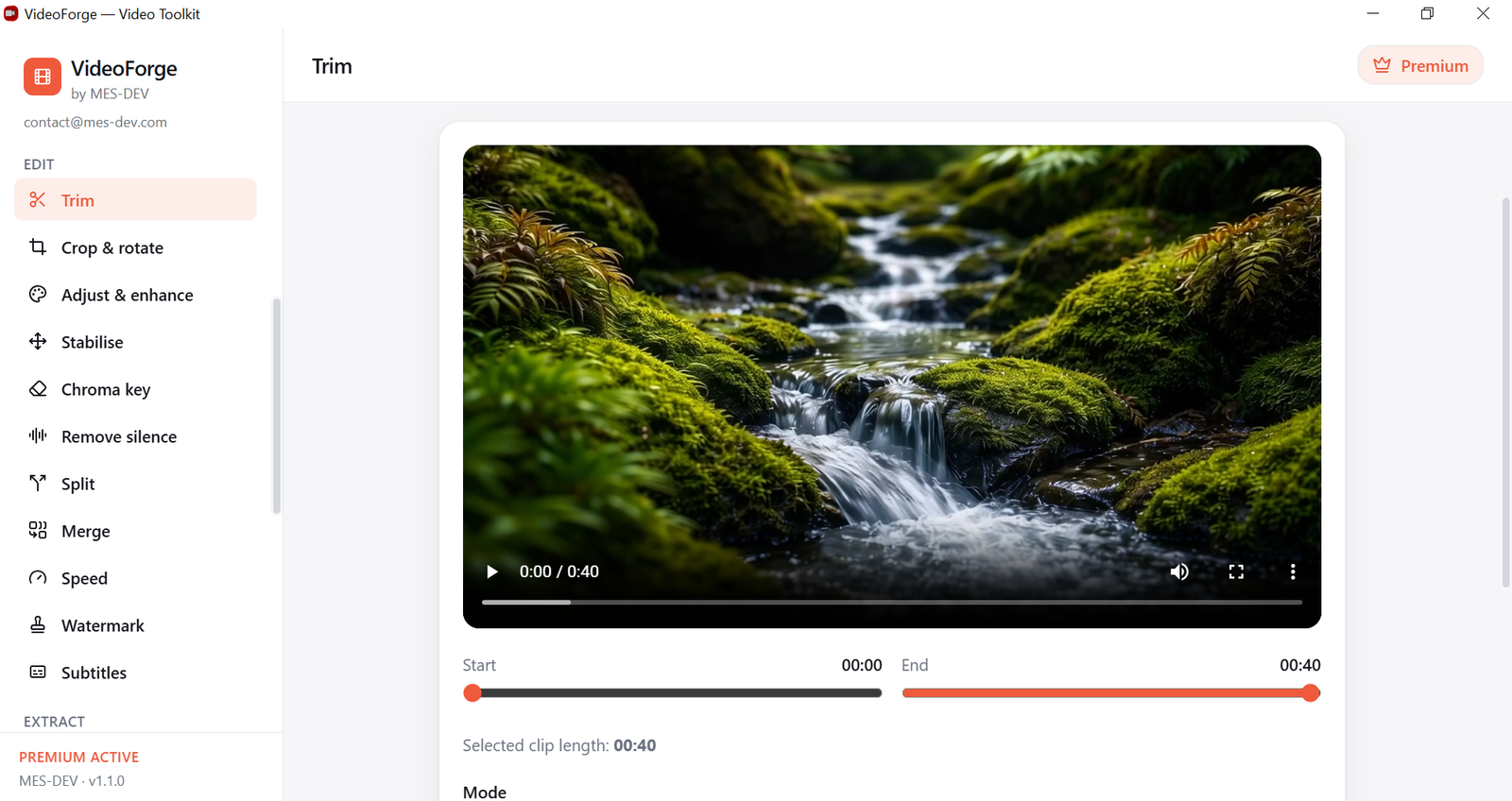 VideoForge screenshot