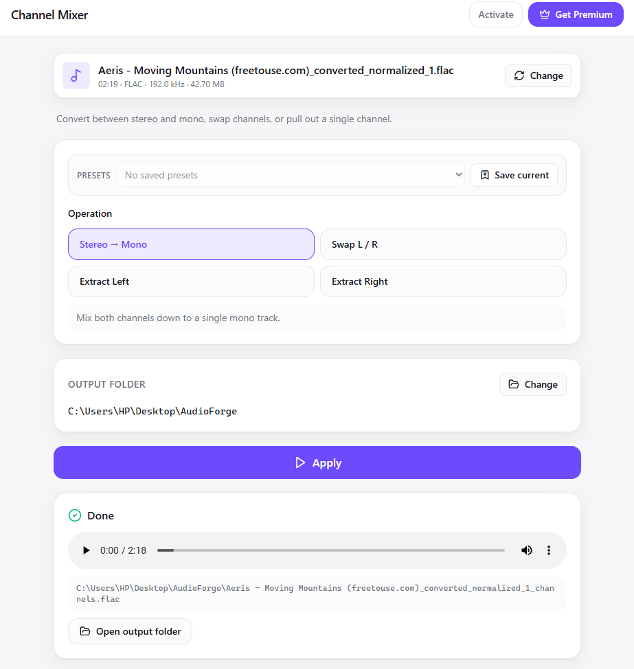 Audio Forge screenshot 3
