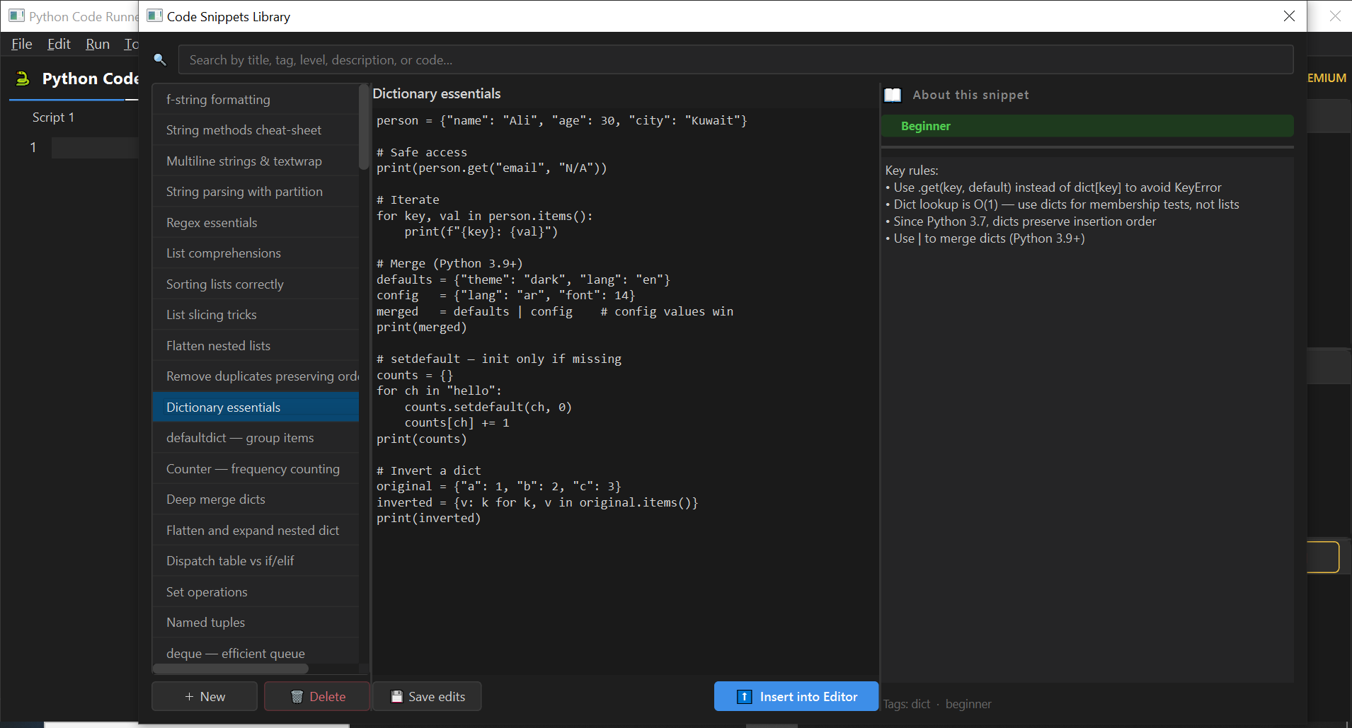 Python Code Runner screenshot 3