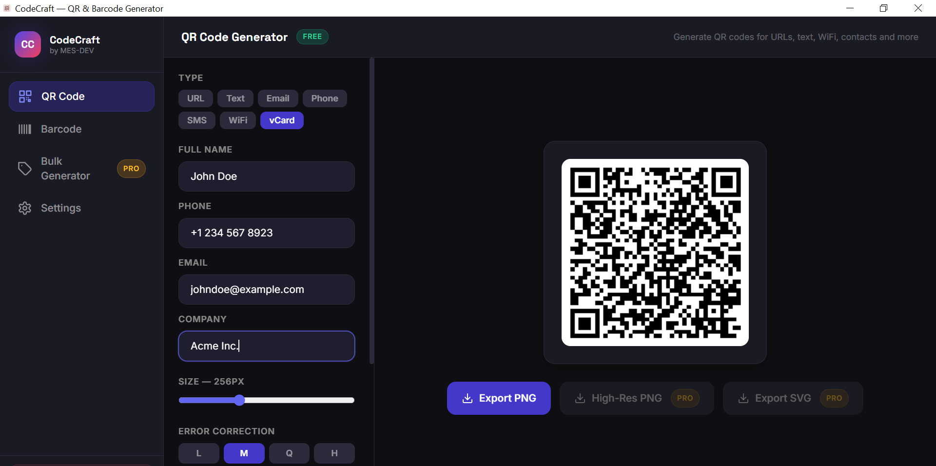 CodeCraft screenshot